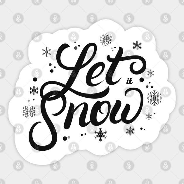 Let it snow Sticker by Gluten Free Traveller